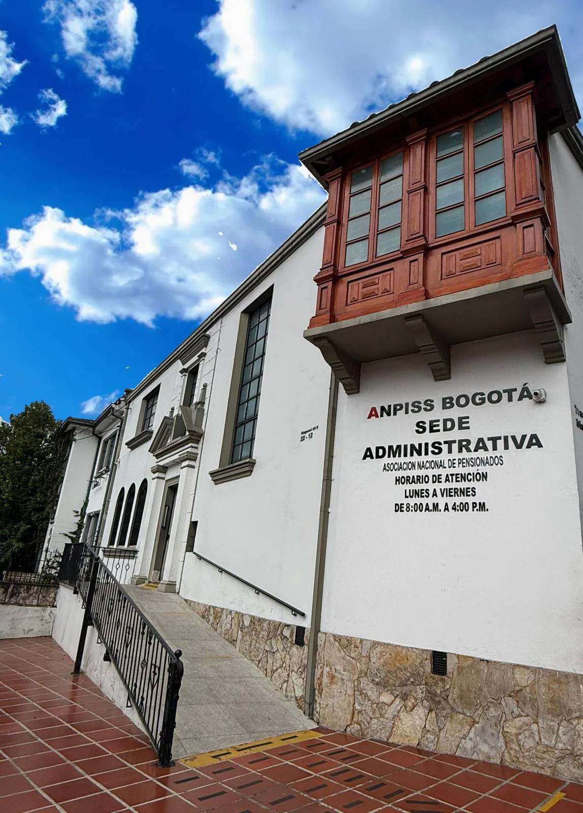 Fachada de la Seccional ANPISS Bogotá D.C..
